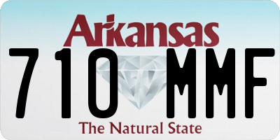 AR license plate 710MMF