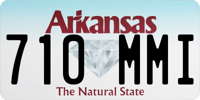 AR license plate 710MMI