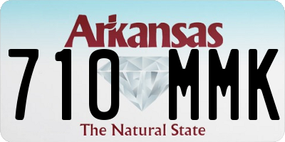 AR license plate 710MMK