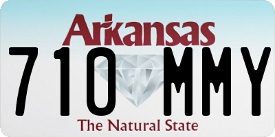 AR license plate 710MMY