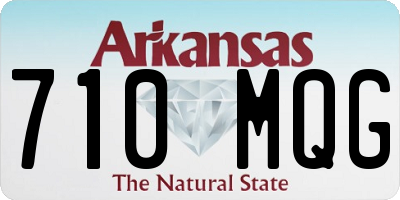 AR license plate 710MQG