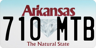 AR license plate 710MTB