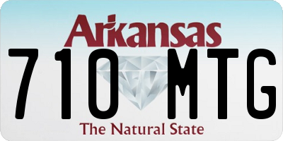 AR license plate 710MTG