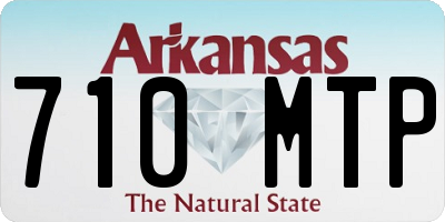 AR license plate 710MTP