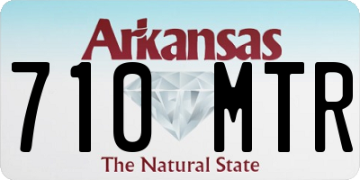 AR license plate 710MTR