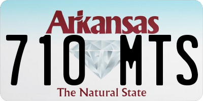 AR license plate 710MTS