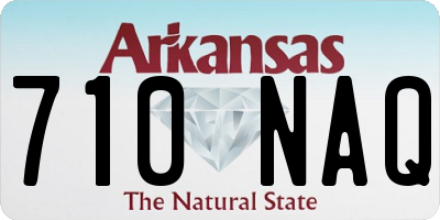 AR license plate 710NAQ