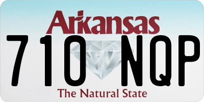 AR license plate 710NQP