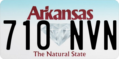 AR license plate 710NVN