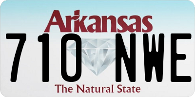 AR license plate 710NWE