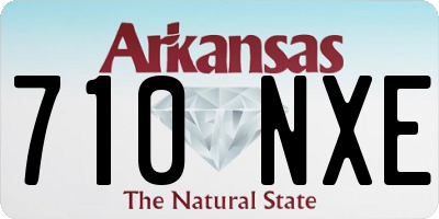 AR license plate 710NXE