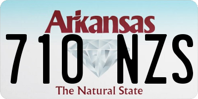 AR license plate 710NZS
