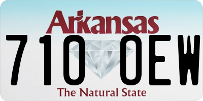 AR license plate 710OEW