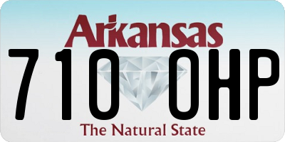 AR license plate 710OHP