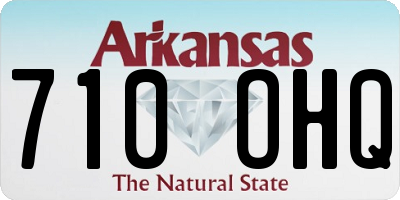 AR license plate 710OHQ