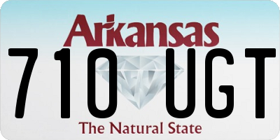 AR license plate 710UGT