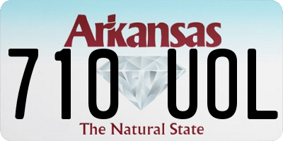 AR license plate 710UOL