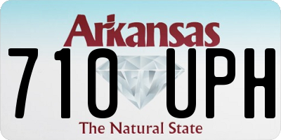 AR license plate 710UPH