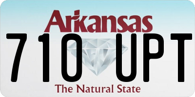 AR license plate 710UPT