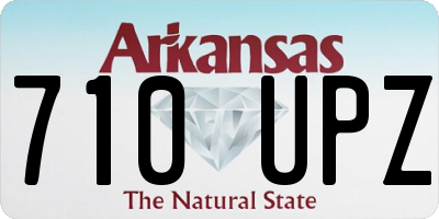 AR license plate 710UPZ