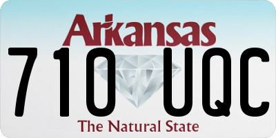 AR license plate 710UQC