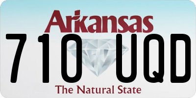 AR license plate 710UQD