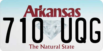 AR license plate 710UQG