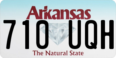 AR license plate 710UQH