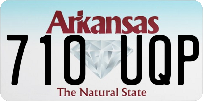 AR license plate 710UQP