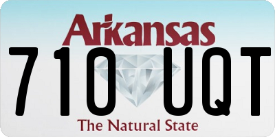 AR license plate 710UQT