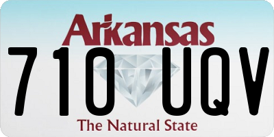 AR license plate 710UQV