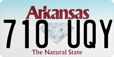 AR license plate 710UQY