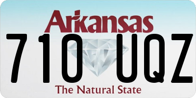 AR license plate 710UQZ