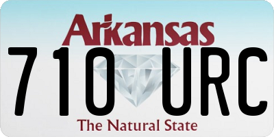 AR license plate 710URC