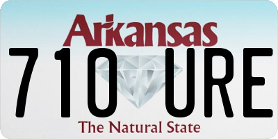 AR license plate 710URE