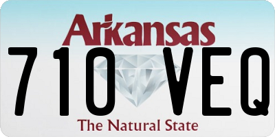 AR license plate 710VEQ