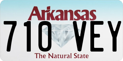AR license plate 710VEY