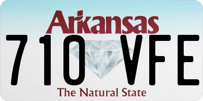 AR license plate 710VFE