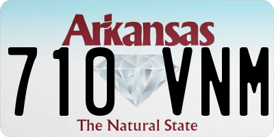 AR license plate 710VNM