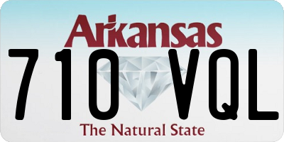 AR license plate 710VQL