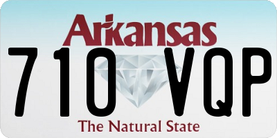 AR license plate 710VQP