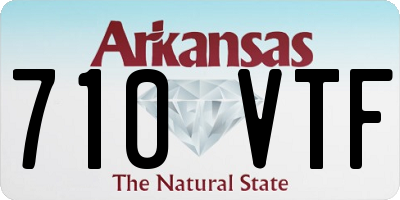 AR license plate 710VTF