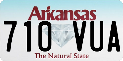 AR license plate 710VUA