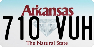 AR license plate 710VUH