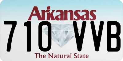 AR license plate 710VVB