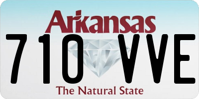 AR license plate 710VVE