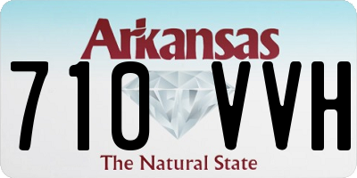 AR license plate 710VVH