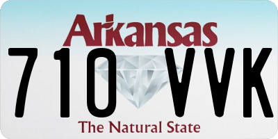 AR license plate 710VVK