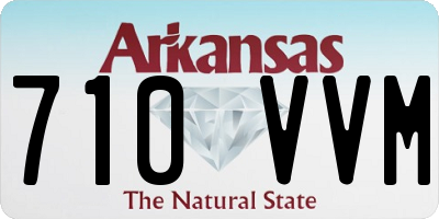 AR license plate 710VVM