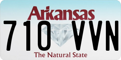 AR license plate 710VVN